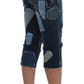 Dolce & Gabbana Stretch Blue Patchwork Jeans Shorts