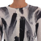 Dolce & Gabbana Cardigan Lightweight Silk Paint Stroke Sweater