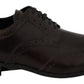 Dolce & Gabbana Brown Leather Broques Oxford Wingtip Shoes