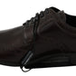 Dolce & Gabbana Brown Leather Broques Oxford Wingtip Shoes