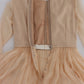 Dolce & Gabbana Beige Silk Ball Gown Full Length Dress