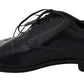 Dolce & Gabbana Blue Leather Polished Dress Derby Shoes