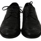 Dolce & Gabbana Black Leather Wingtip Oxford Dress Shoes