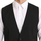 Dolce & Gabbana Gray Gilet STAFF Regular Fit Formal Vest