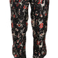 Dolce & Gabbana Red Musical Instrument Print Sleepwear Pants