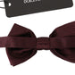 Dolce & Gabbana Silk Polka Dot Adjustable Neck Bow Tie Papillon