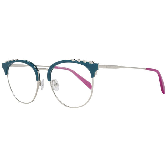 Emilio Pucci Turquoise Women Optical Frames