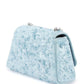 Self Portrait Blue Bow Sequined Velvet Mini Shoulder Bag