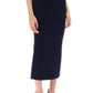 Alessandra Rich Black Knit Pencil Skirt