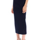 Alessandra Rich Black Knit Pencil Skirt