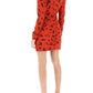 Alessandra Rich high-neck floral mini dress