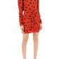 Alessandra Rich high-neck floral mini dress