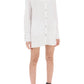 Alessandra Rich logo patch mini dress