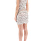 Alessandra Rich one-shoulder mini dress in polka