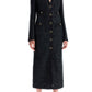 Alessandra Rich Black Tweed Dress With Sequins