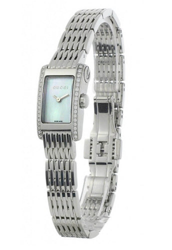 GUCCI JEWELS GUCCI 8600 Stainless Steel Mother of Pearl Dial Watch