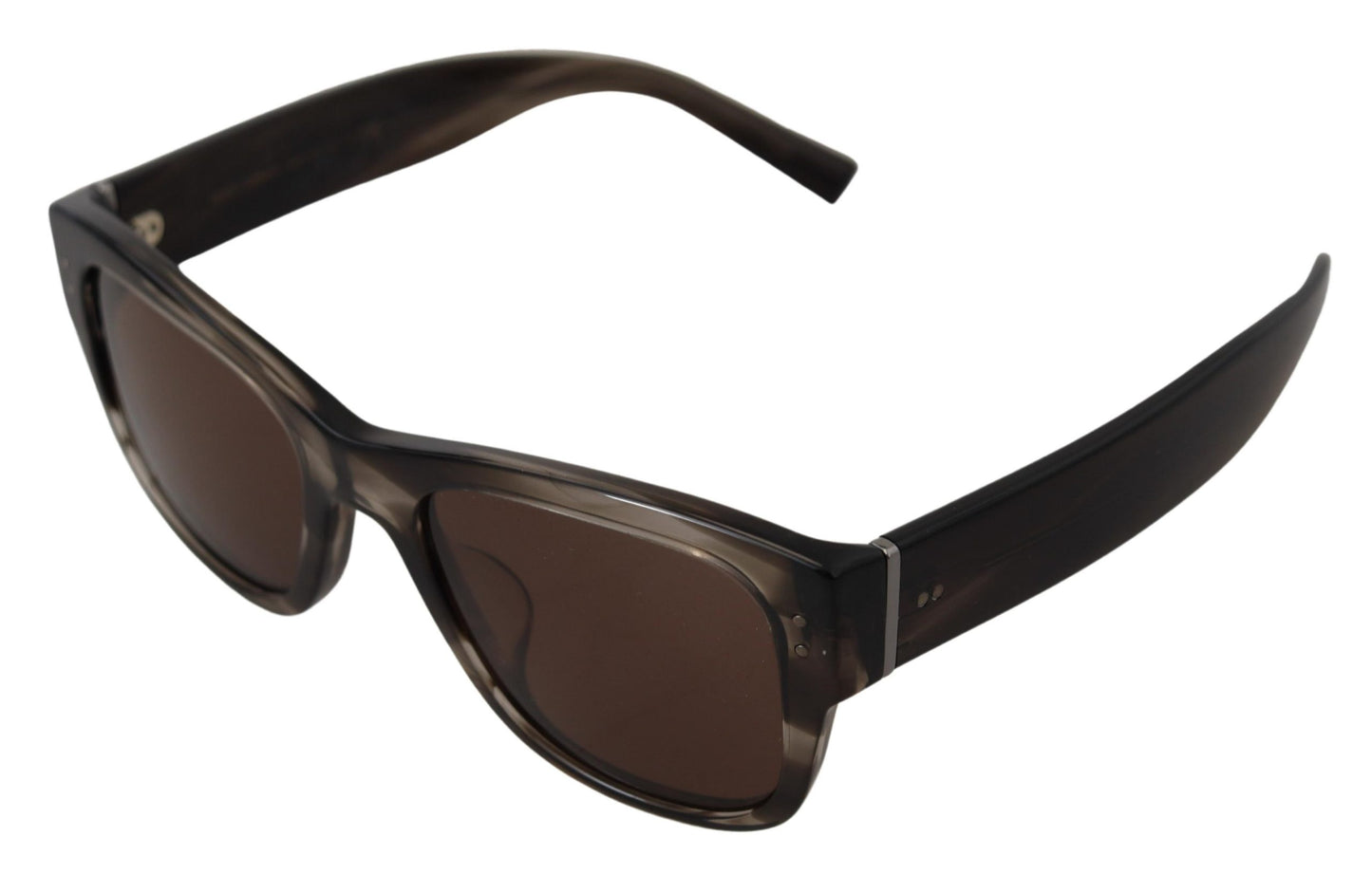 Dolce & Gabbana Brown Acetate Square DG338F Sunglasses