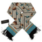 Dolce & Gabbana Multicolor Seashells DG Print Silk Shawl Fringe Scarf