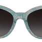 Dolce & Gabbana Blue DG4190 Lace Crystal Acetate Butterfly Sunglasses