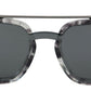 Dolce & Gabbana Gray DG4327-B Gray Frame Metal Gray Lenses Sunglasses