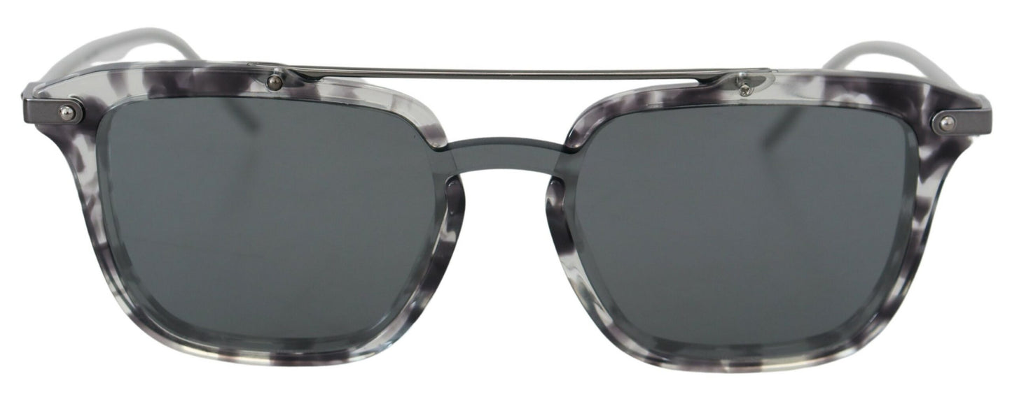 Dolce & Gabbana Gray DG4327-B Gray Frame Metal Gray Lenses Sunglasses