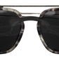 Dolce & Gabbana Gray DG4327-B Gray Frame Metal Gray Lenses Sunglasses