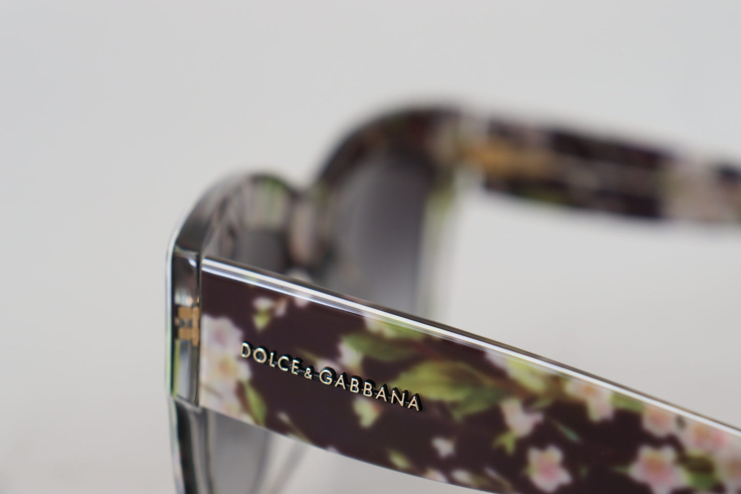 Dolce & Gabbana Elegant Black Multicolor Gradient Sunglasses