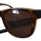 Dolce & Gabbana Plastic Full Rim Brown Mirror Lens DG4284 Sunglasses