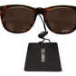 Dolce & Gabbana Plastic Full Rim Brown Mirror Lens DG4284 Sunglasses