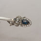 Dolce & Gabbana Elegant Sterling Silver Glass Brooch