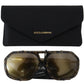 Dolce & Gabbana Brown Camo Metal Matte Mirror Lens DG2167 Sunglasses