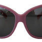 Dolce & Gabbana Pink Red Plastic Frame Oversized DG4033 Sunglasses