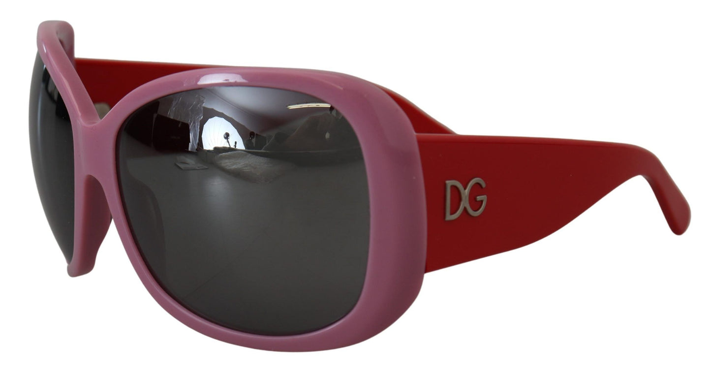 Dolce & Gabbana Pink Red Plastic Frame Oversized DG4033 Sunglasses