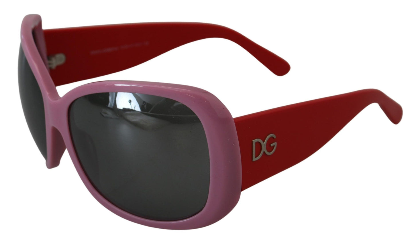 Dolce & Gabbana Pink Red Plastic Frame Oversized DG4033 Sunglasses