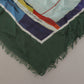 Dolce & Gabbana Multicolor Sorrento DG Shawl Fringe Scarf