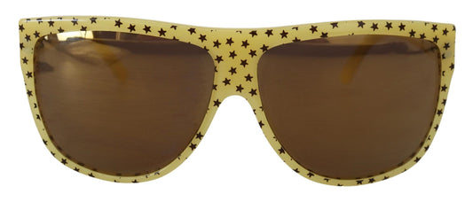 Dolce & Gabbana Yellow Stars Acetate Square Shades DG4125 Sunglasses