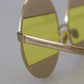 Dolce & Gabbana Gold Oval Metal Crystals Shades DG2209B Sunglasses