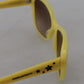 Dolce & Gabbana Yellow Acetate Frame Stars Embellishment DG4124 Sunglasses