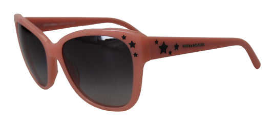 Dolce & Gabbana Pink Acetate Frame Stars Embellishment DG4124 Sunglasses