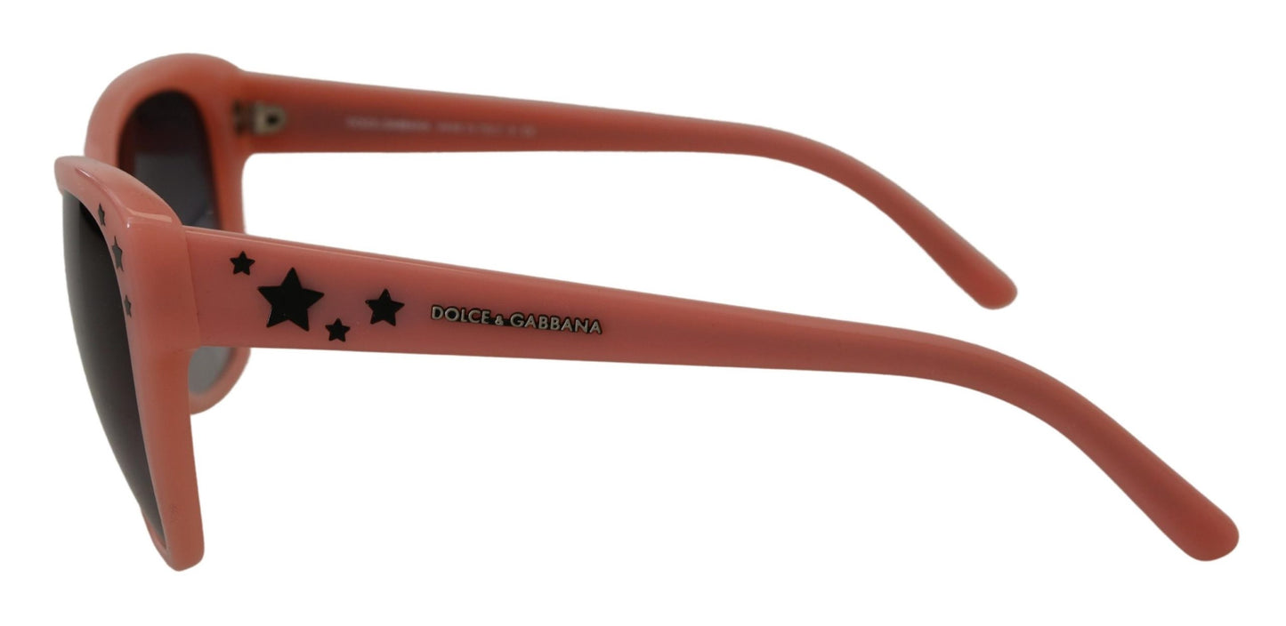 Dolce & Gabbana Pink Acetate Frame Stars Embellishment DG4124 Sunglasses