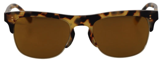 Dolce & Gabbana Brown Gold Acetate Havana DG430A Sunglasses