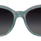 Dolce & Gabbana Blue Lace Crystal Acetate Butterfly DG4190 Sunglasses