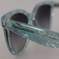 Dolce & Gabbana Blue Lace Crystal Acetate Butterfly DG4190 Sunglasses