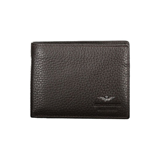 Aeronautica Militare Brown Leather Wallet