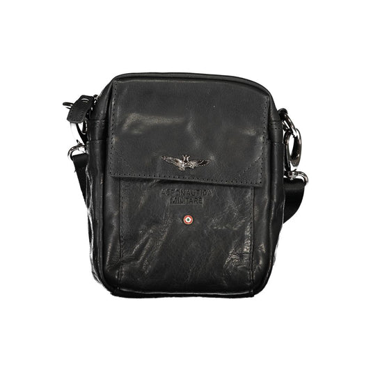 Aeronautica Militare Black Shoulder Bag