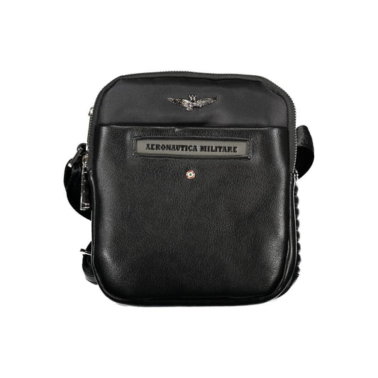 Aeronautica Militare Black Shoulder Bag
