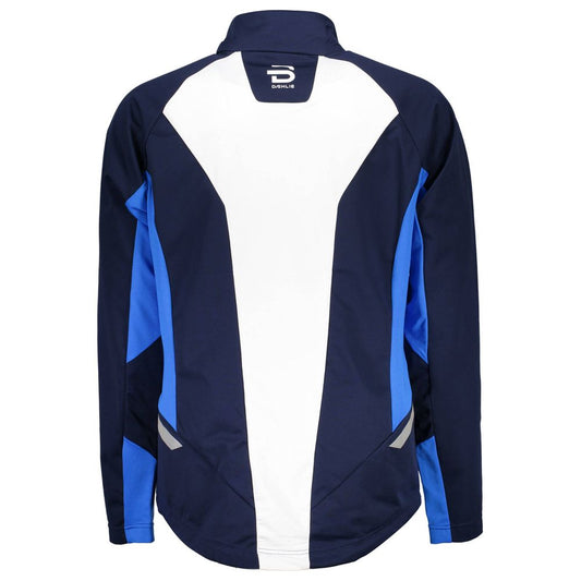 Bjorn Daehlie Blue White Zip Sports Jacket