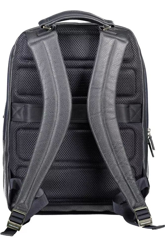 Piquadro Blue Nylon Backpack