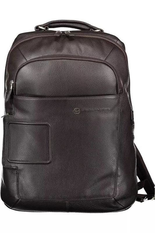 Piquadro Brown Nylon Backpack