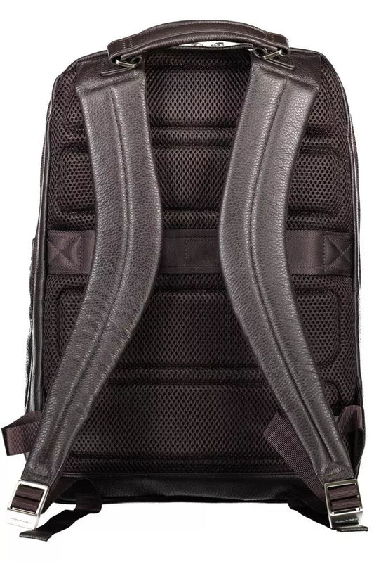 Piquadro Brown Nylon Backpack